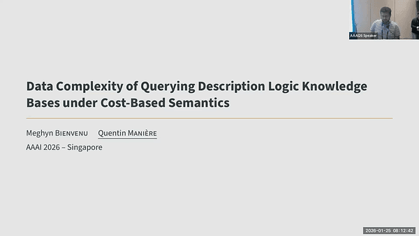 Data Complexity of Querying Description Logic Knowledge Bases Under Cost-Based Semantics