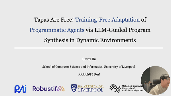 Tapas Are Free! Training-Free Adaptation of Programmatic Agents via LLM-Guided Program Synthesis in Dynamic Environments