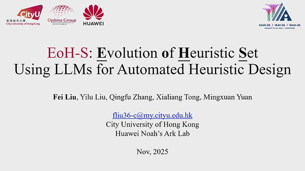 EoH-S: Evolution of Heuristic Set Using LLMs for Automated Heuristic Design
