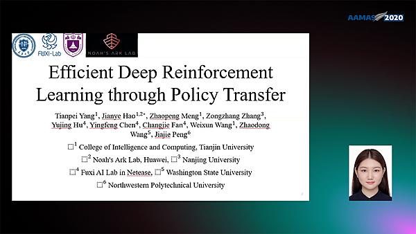 Efficient Deep Reinforcement Learning through Policy Transfer