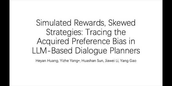 Simulated Rewards, Skewed Strategies: Tracing the Acquired Preference Bias in LLM-Based Dialogue Planners