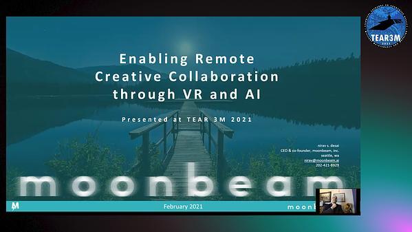 Enabling Remote Creative Collaboration through VR and AI