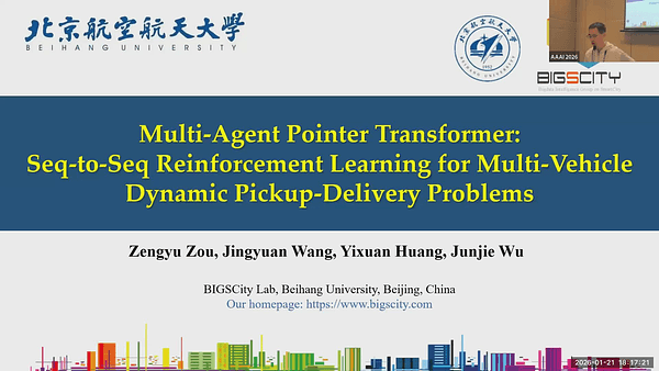 Multi-Agent Pointer Transformer: Seq-to-Seq Reinforcement Learning for Multi-Vehicle Dynamic Pickup-Delivery Problems