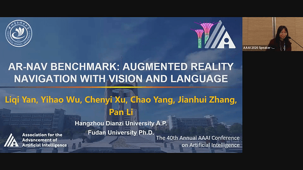 AR-Nav Benchmark: Augmented Reality Navigation with Vision and Language