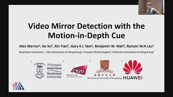 Video Mirror Detection with the Motion-in-Depth Cue