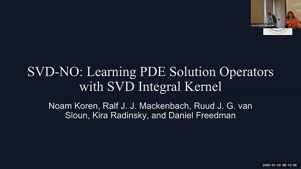 SVD-NO: Learning PDE Solution Operators with SVD Integral Kernels