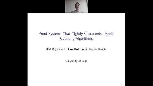 Proof Systems That Tightly Characterise Model Counting Algorithms