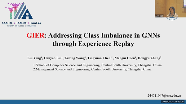 GIER: Addressing Class Imbalance in GNNs Through Experience Replay