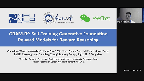 GRAM-R²: Self-Training Generative Foundation Reward Models for Reward Reasoning