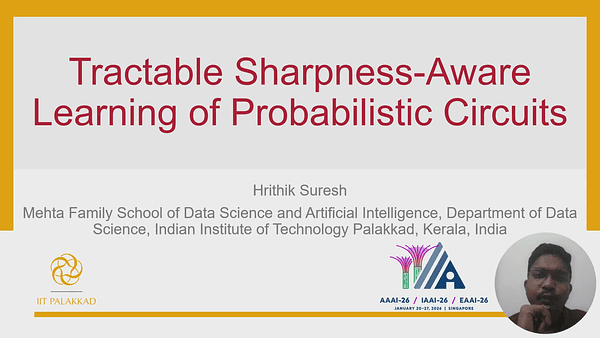 Tractable Sharpness-Aware Learning of Probabilistic Circuits