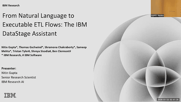 From Natural Language to Executable ETL Flows: The IBM DataStage Assistant