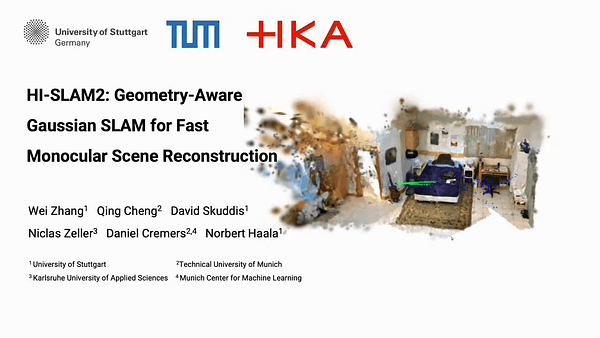 HI-SLAM2: Geometry-Aware Gaussian SLAM for Fast Monocular
Scene Reconstruction