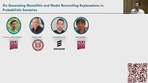 On Generating Monolithic and Model Reconciling Explanations in Probabilistic Scenarios