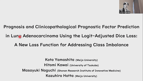 Prognosis and Clinicopathological Prognostic FactorPrediction in Lung Adenocarcinoma Using the Logit-AdjustedDice Loss: A New Loss Function for Addressing ClassImbalance