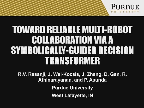 Toward Reliable Multi-Robot Collaboration via a Symbolically-Guided Decision Transformer