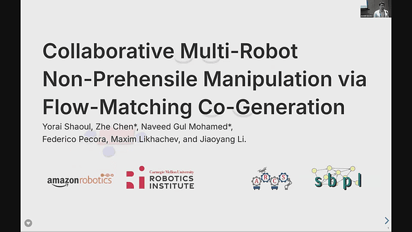 Collaborative Multi-Robot Non-Prehensile Manipulation via Flow-Matching Co-Generation