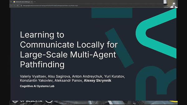 Learning to Communicate Locally for Large-Scale Multi-Agent Pathfinding