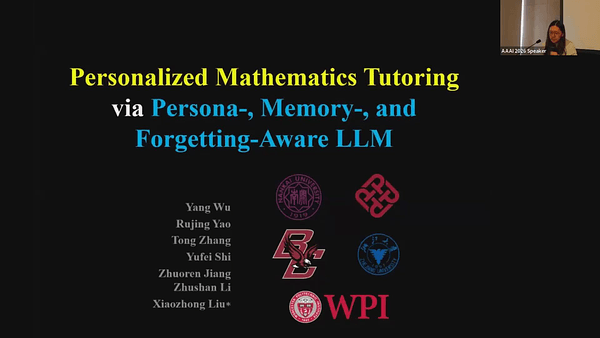 Teaching According to Students' Aptitude: Personalized Mathematics Tutoring via Persona-, Memory-, and Forgetting-Aware LLMs