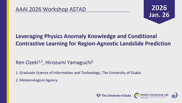 Leveraging Physics Anomaly 
Knowledge and Contrastive 
Learning for Region-Agnostic 
Landslide Prediction