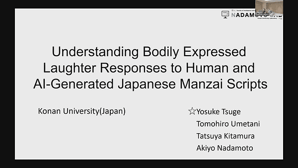 Understanding Bodily Expressed Laughter Responses to Human and AI-Generated Japanese Manzai scripts