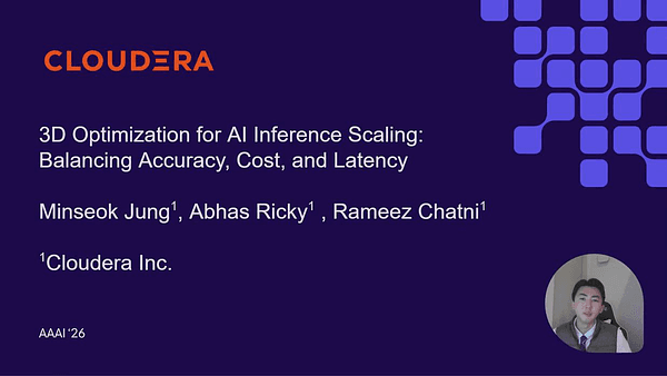 3D Optimization for AI Inference Scaling: Balancing Accuracy, Cost, and Latency