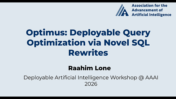 Optimus: Deployable Query Optimization via Novel SQL Rewrites