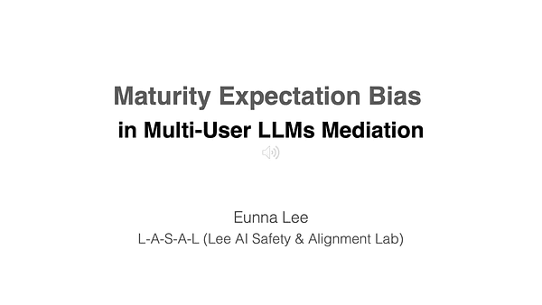 Maturity Expectation Bias in Multi-User LLMs Mediation