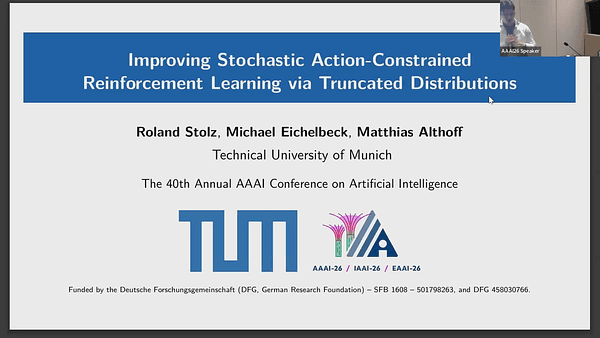 Improving Stochastic Action-Constrained Reinforcement Learning via Truncated Distributions