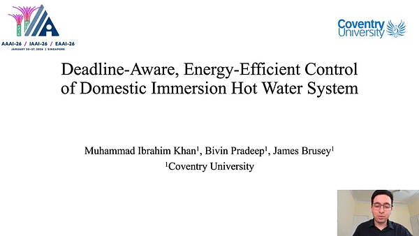 Deadline-Aware, Energy-Efficient Control of Domestic Immersion Hot Water Heater