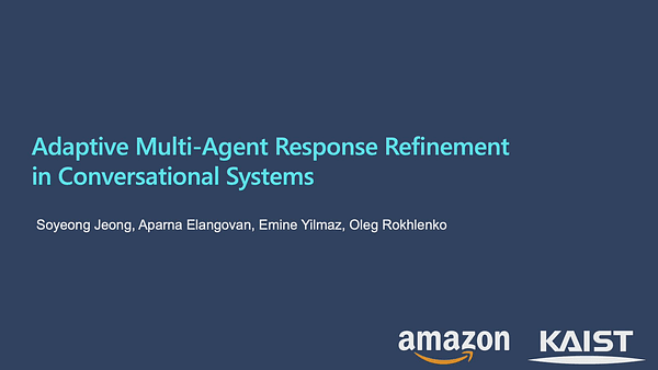 Adaptive Multi-Agent Response Refinement in Conversational Systems