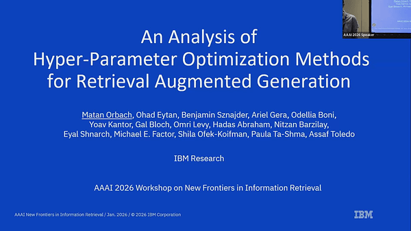 An Analysis of Hyper-Parameter Optimization Methods for Retrieval Augmented Generation