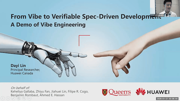 From Vibe to Verifiable Spec-Driven Development: A Demo of Intent and Realization Engineering