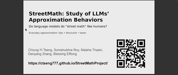 StreetMath: Understanding How LLMs Approximate Mathematical Reasoning