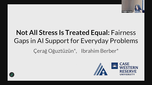 Not All Stress Is Treated Equal: Fairness Gaps in AI Support for Everyday Problems