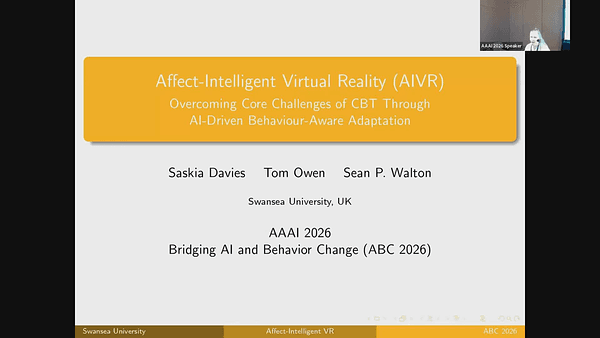 Affect-Intelligent Virtual Reality (AIVR): Overcoming the Core Challenges of Cognitive Behavioural Therapy