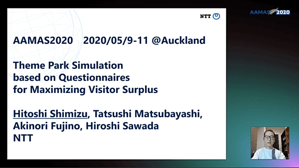 Theme Park Simulation based on Questionnaires for Maximizing Visitor Surplus