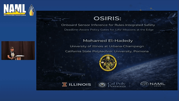OSIRIS - Onboard Sensor Inference for Rules-Integrated
Safety: Deadline-Aware Policy Gates for UAV Missions at the
Edge