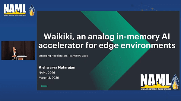 Waikiki, an analog in-memory AI accelerator for edge environments
