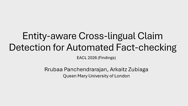 Entity-aware Cross-lingual Claim Detection for Automated Fact-checking