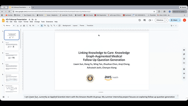 Linking Knowledge to Care: Knowledge Graph-Augmented Medical Follow-Up Question Generation