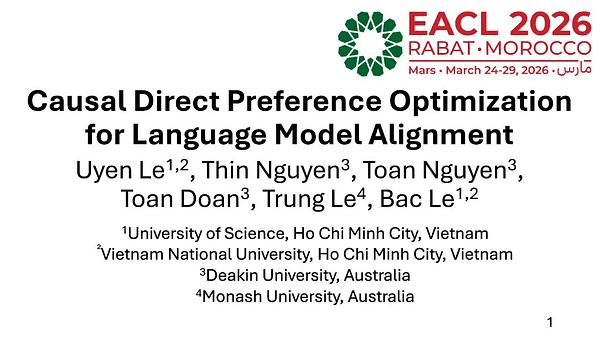 Causal Direct Preference Optimization for Language Model Alignment