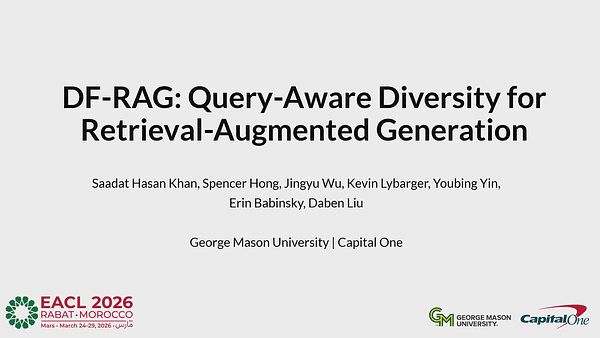 DF-RAG: Query-Aware Diversity for Retrieval-Augmented Generation