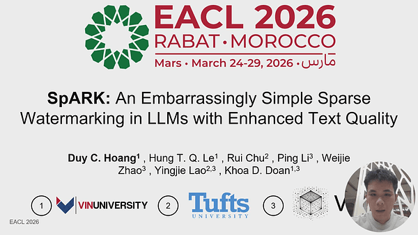 SpARK: An Embarrassingly Simple Sparse Watermarking in LLMs with Enhanced Text Quality