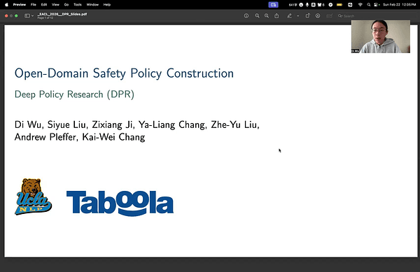 Open-Domain Safety Policy Construction