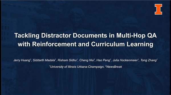 Tackling Distractor Documents in Multi-Hop QA with Reinforcement and Curriculum Learning