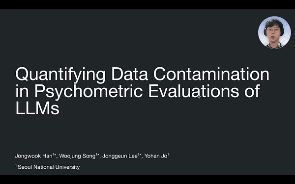 Quantifying Data Contamination in Psychometric Evaluations of LLMs