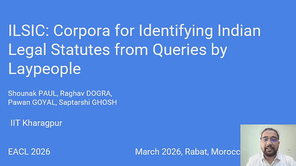 ILSIC: Corpora for Identifying Indian Legal Statutes from Queries by Laymen