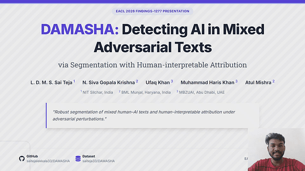 DAMASHA: Detecting AI in Mixed Adversarial Texts via Segmentation with Human-interpretable Attribution
