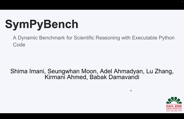 SymPyBench: A Dynamic Benchmark for Scientific Reasoning with Executable Python Code