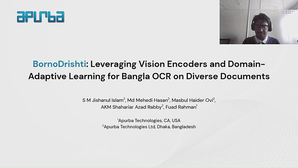 BornoDrishti: Leveraging Vision Encoders and Domain-Adaptive Learning for Bangla OCR on Diverse Documents